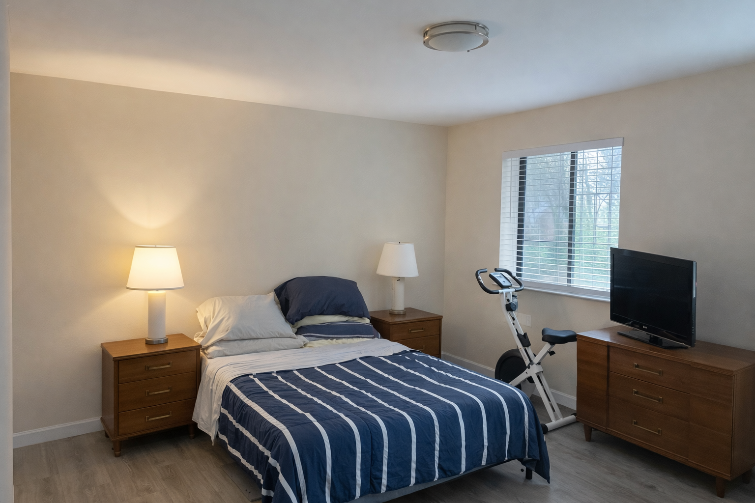 Two-Family Brick House with Balcony, Terrace, Garage, Driveway & Garden