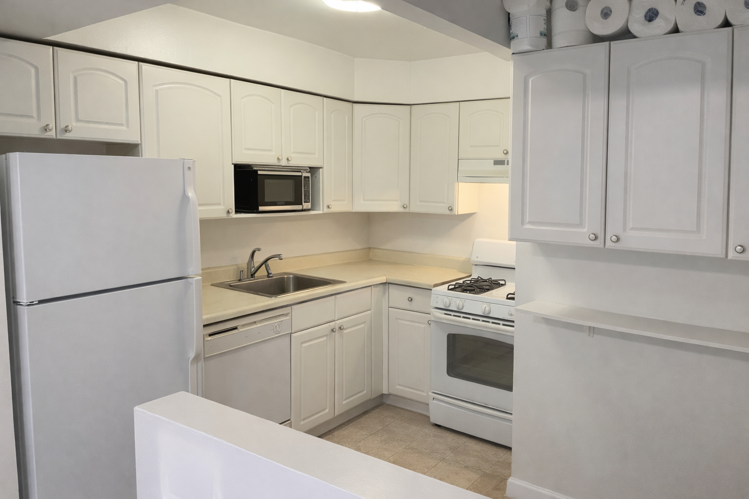 Two-Family Brick House with Balcony, Terrace, Garage, Driveway & Garden