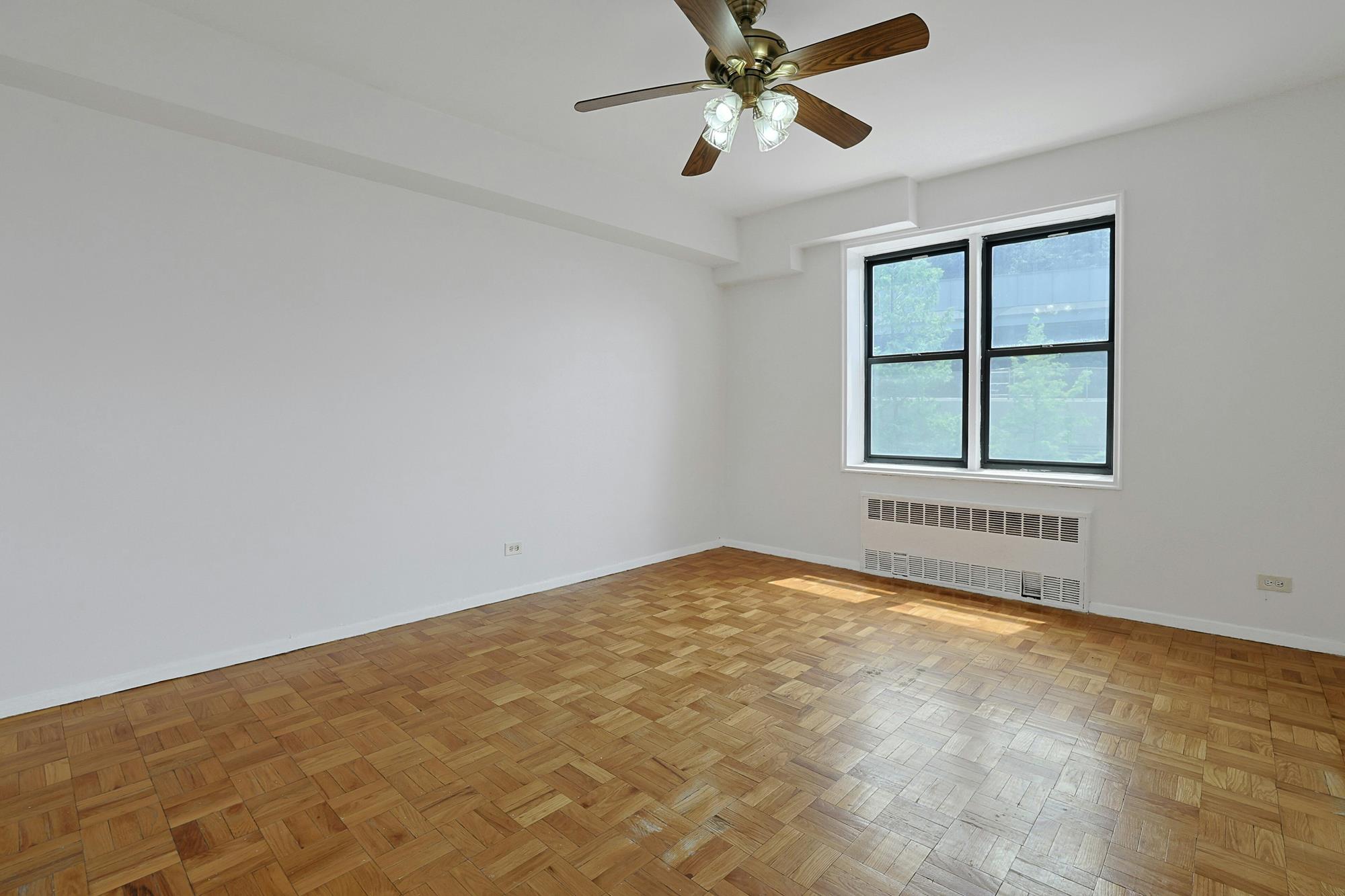 Lobby-Level Junior-4 (Convertible to 2-Bd.) Co-op with Doormen & Parking Availability