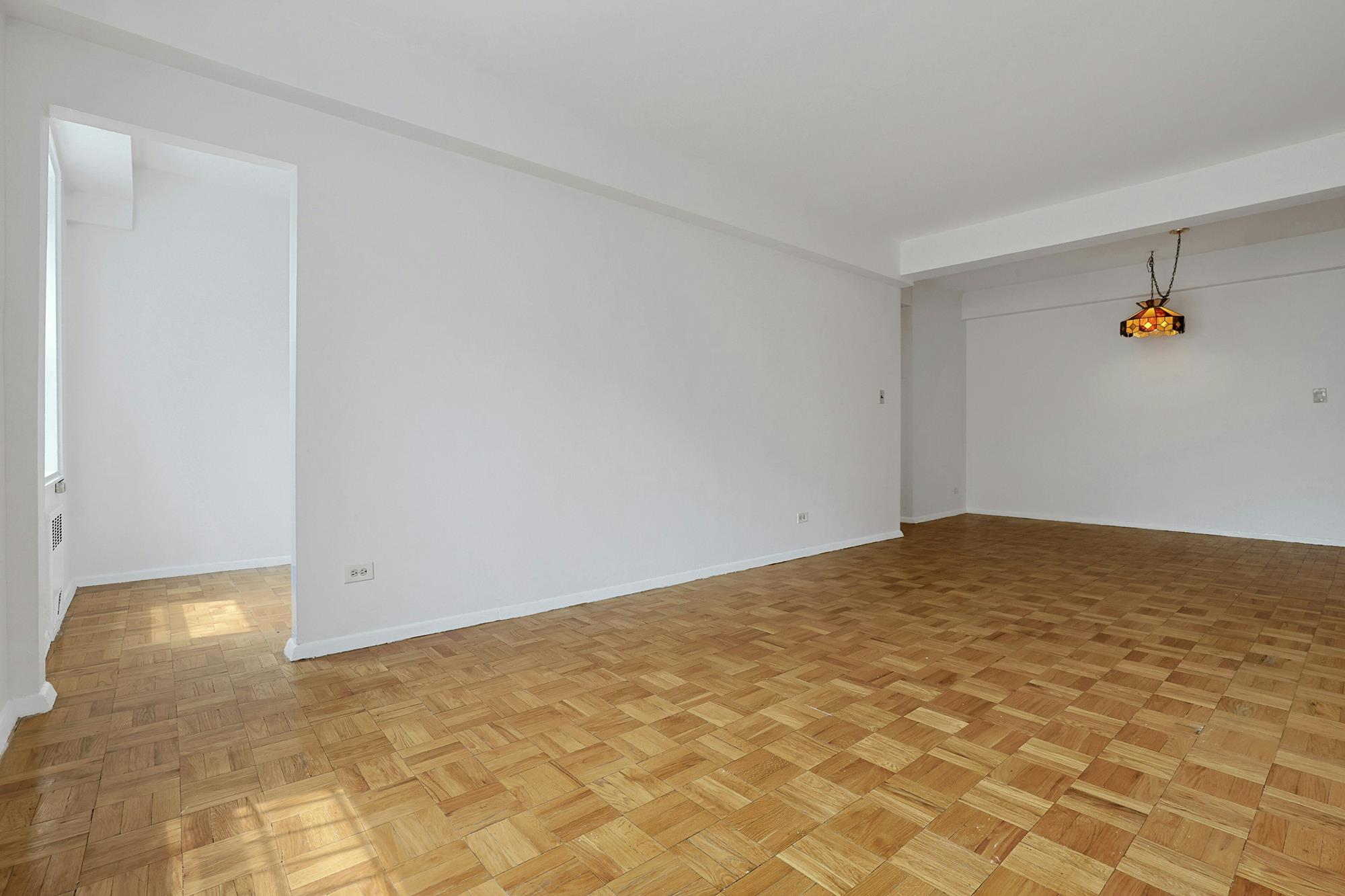 Lobby-Level Junior-4 (Convertible to 2-Bd.) Co-op with Doormen & Parking Availability