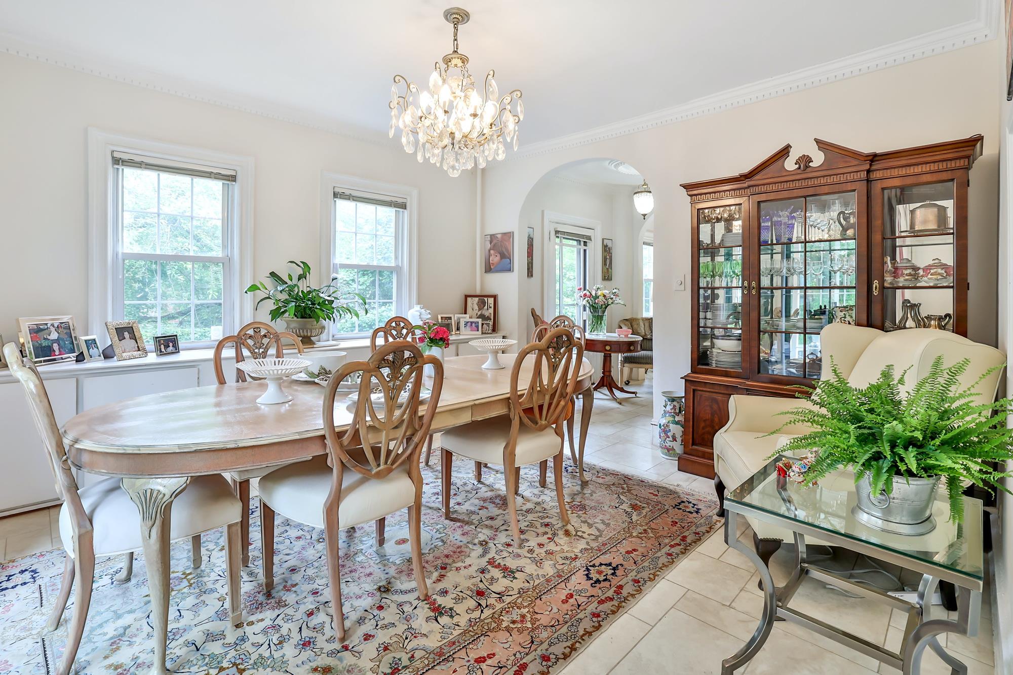 4-Bd. Dutch Center-Hall Colonial with Landscaped Garden & Wraparound Patio on Leafy Cul-de-Sac