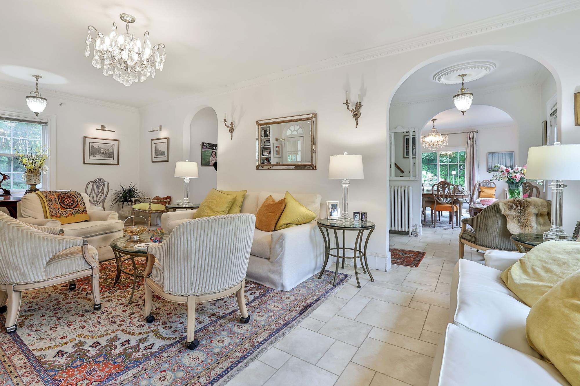 4-Bd. Dutch Center-Hall Colonial with Landscaped Garden & Wraparound Patio on Leafy Cul-de-Sac