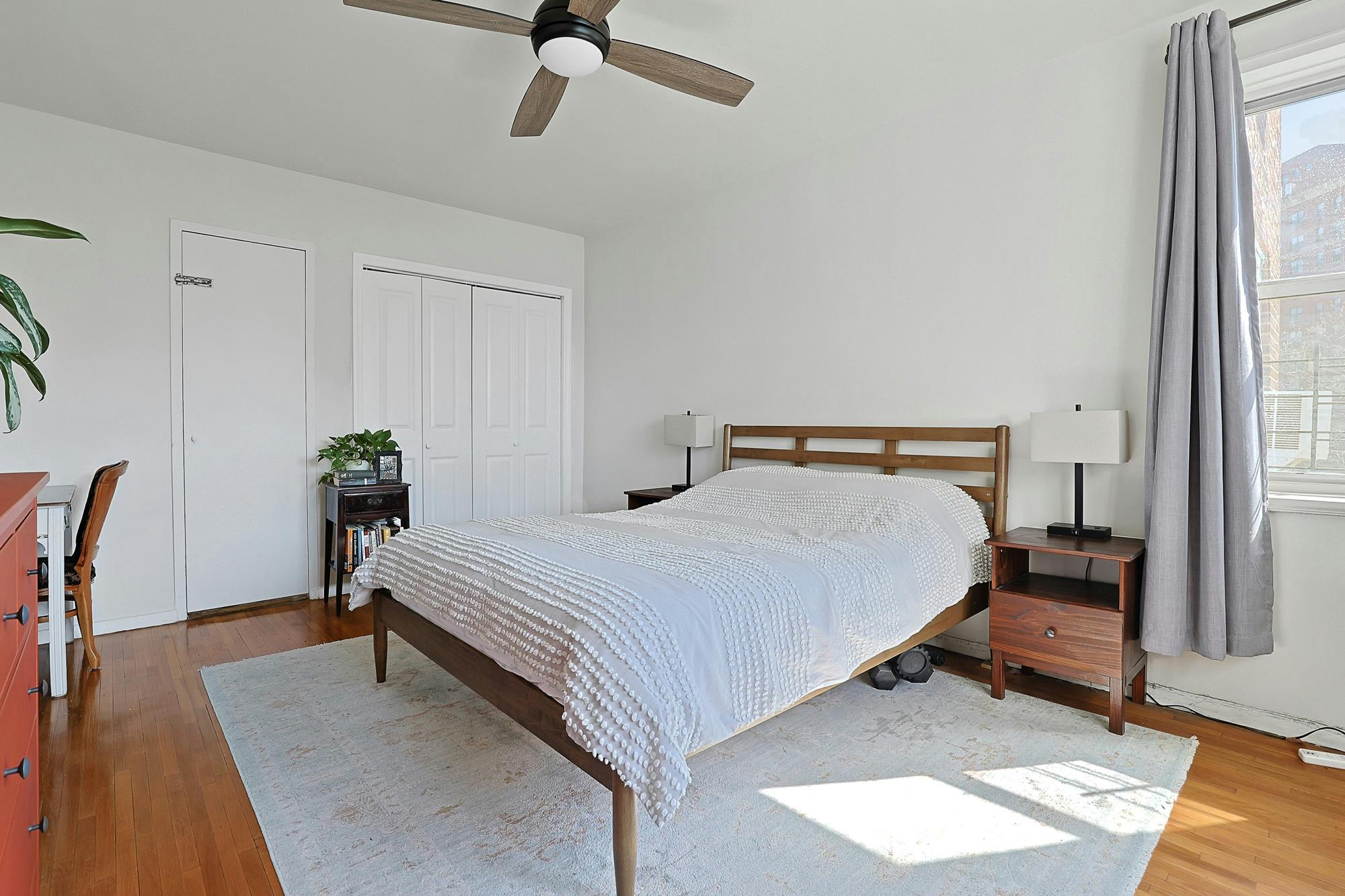 Bright & Spacious Junior-4 (Converted to 2-Bd.) Co-op with Balcony & Doormen at The Georgian