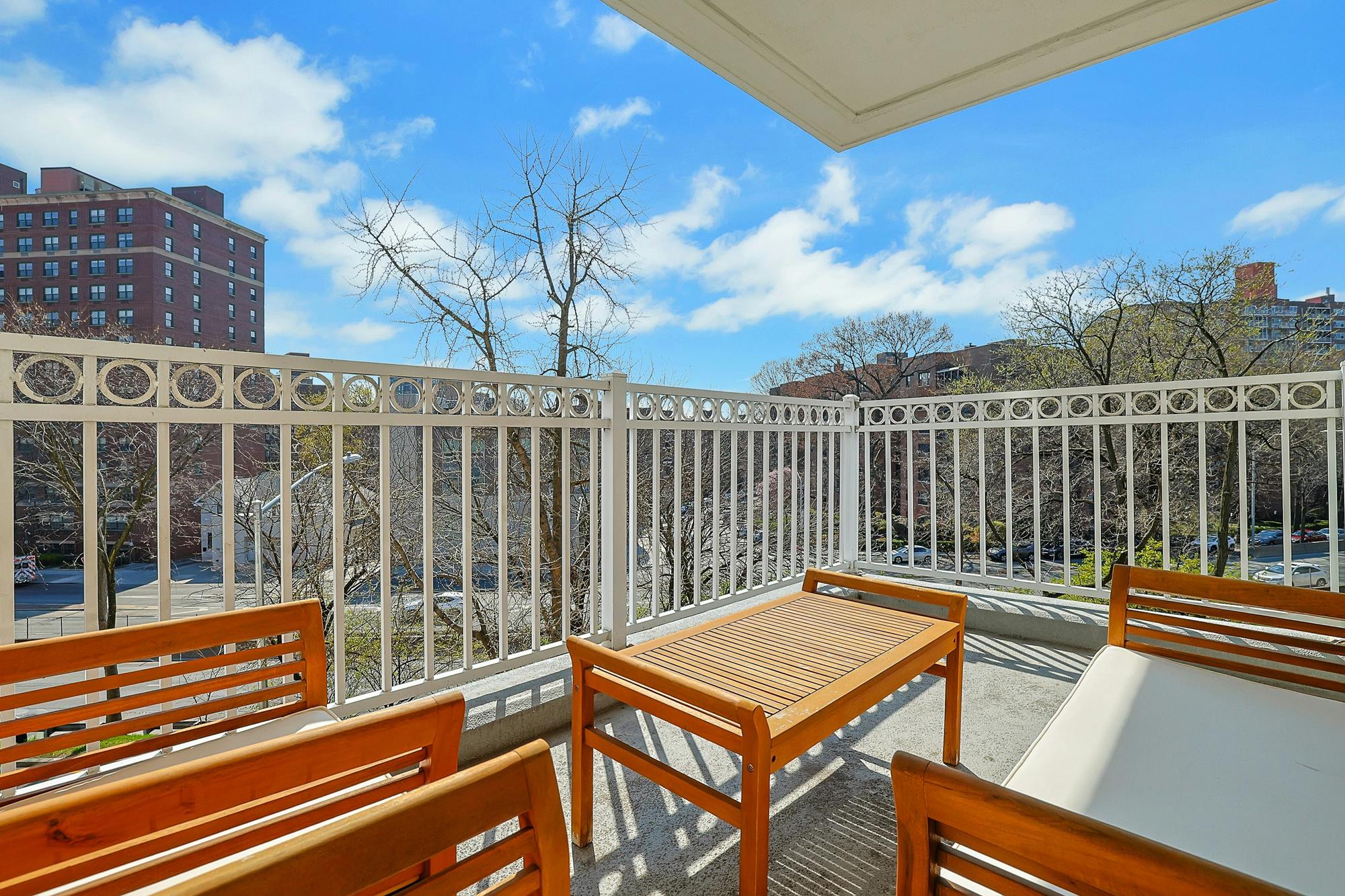 Bright & Spacious Junior-4 (Converted to 2-Bd.) Co-op with Balcony & Doormen at The Georgian