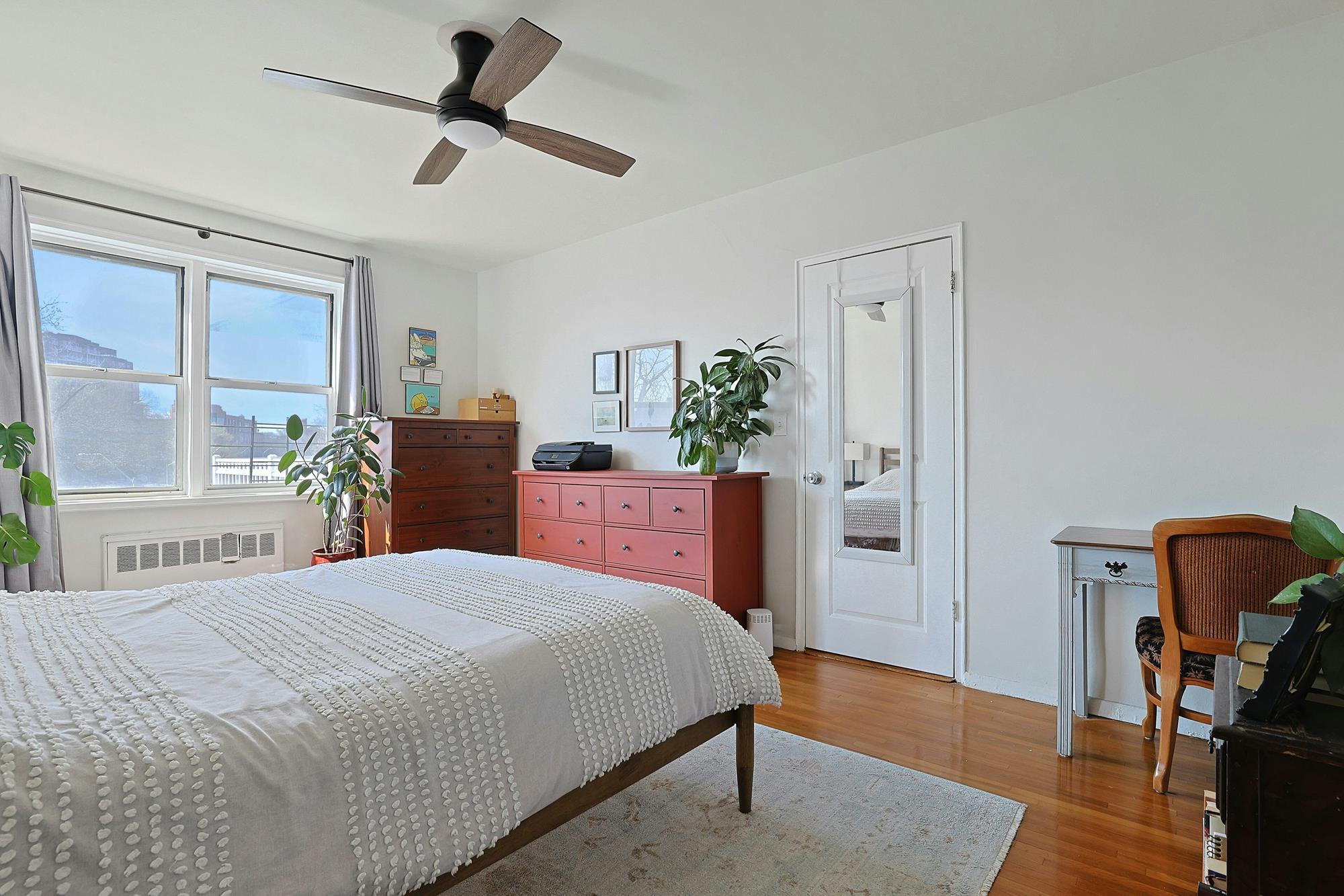 Bright & Spacious Junior-4 (Converted to 2-Bd.) Co-op with Balcony & Doormen at The Georgian