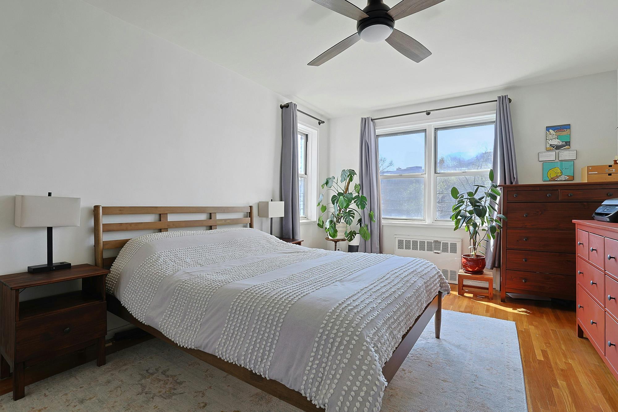 Bright & Spacious Junior-4 (Converted to 2-Bd.) Co-op with Balcony & Doormen at The Georgian