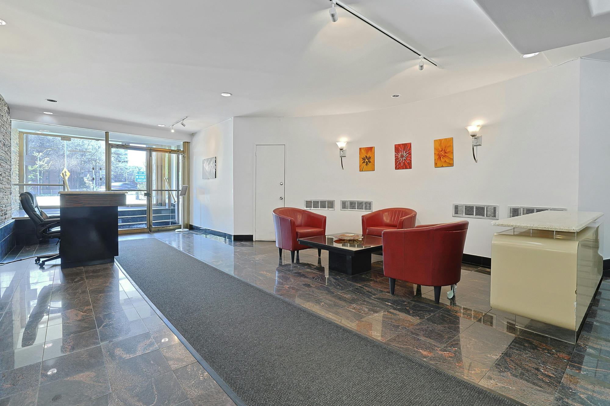 Bright & Spacious Junior-4 (Converted to 2-Bd.) Co-op with Balcony & Doormen at The Georgian