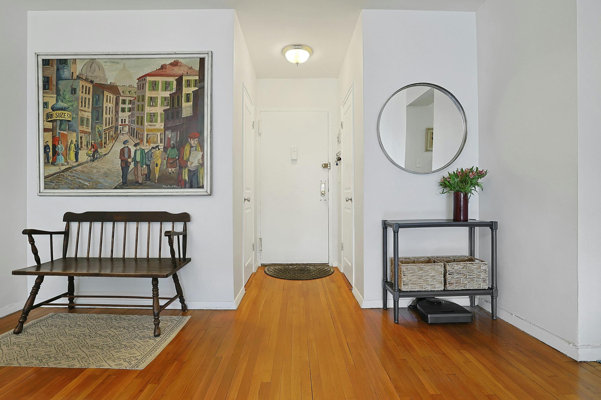 Bright & Spacious Junior-4 (Converted to 2-Bd.) Co-op with Balcony & Doormen at The Georgian