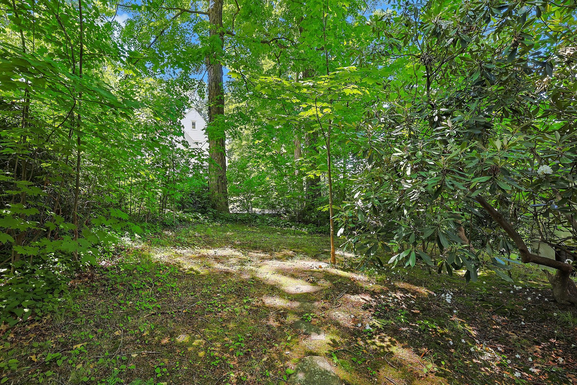 Classic & Spacious 5-Bd. Center-Hall Medieval Revival-Style House with Patio & Grassy Yard
