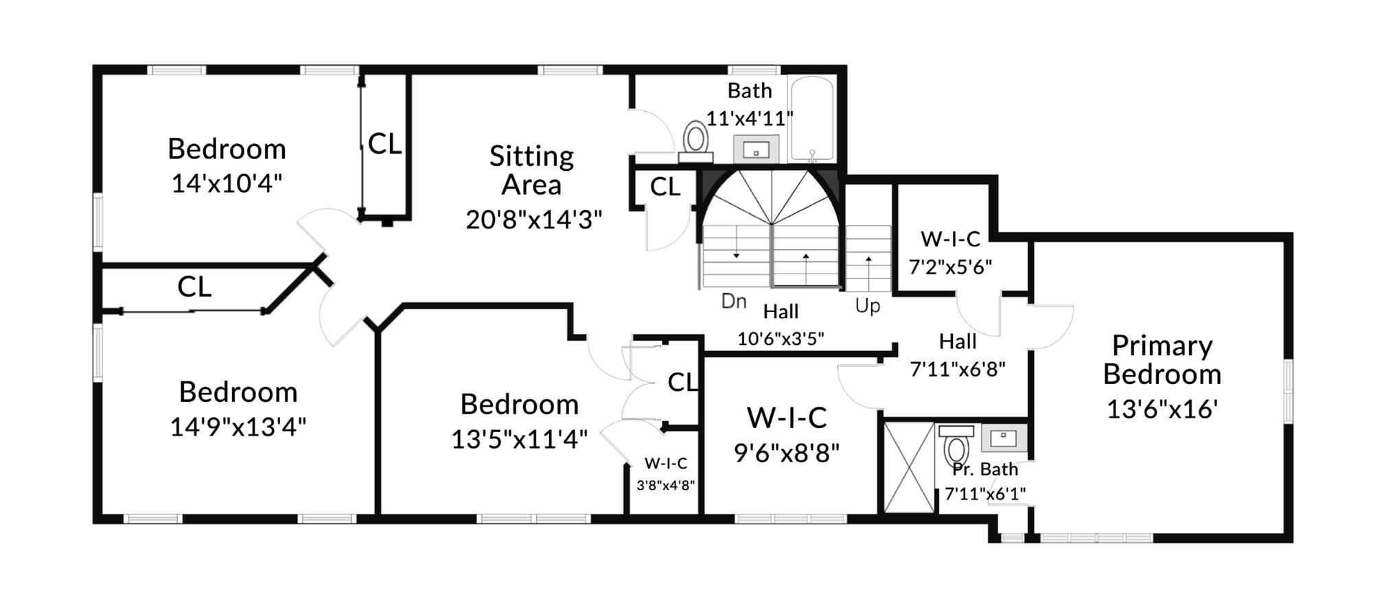 Classic & Spacious 5-Bd. Center-Hall Medieval Revival-Style House with Patio & Grassy Yard