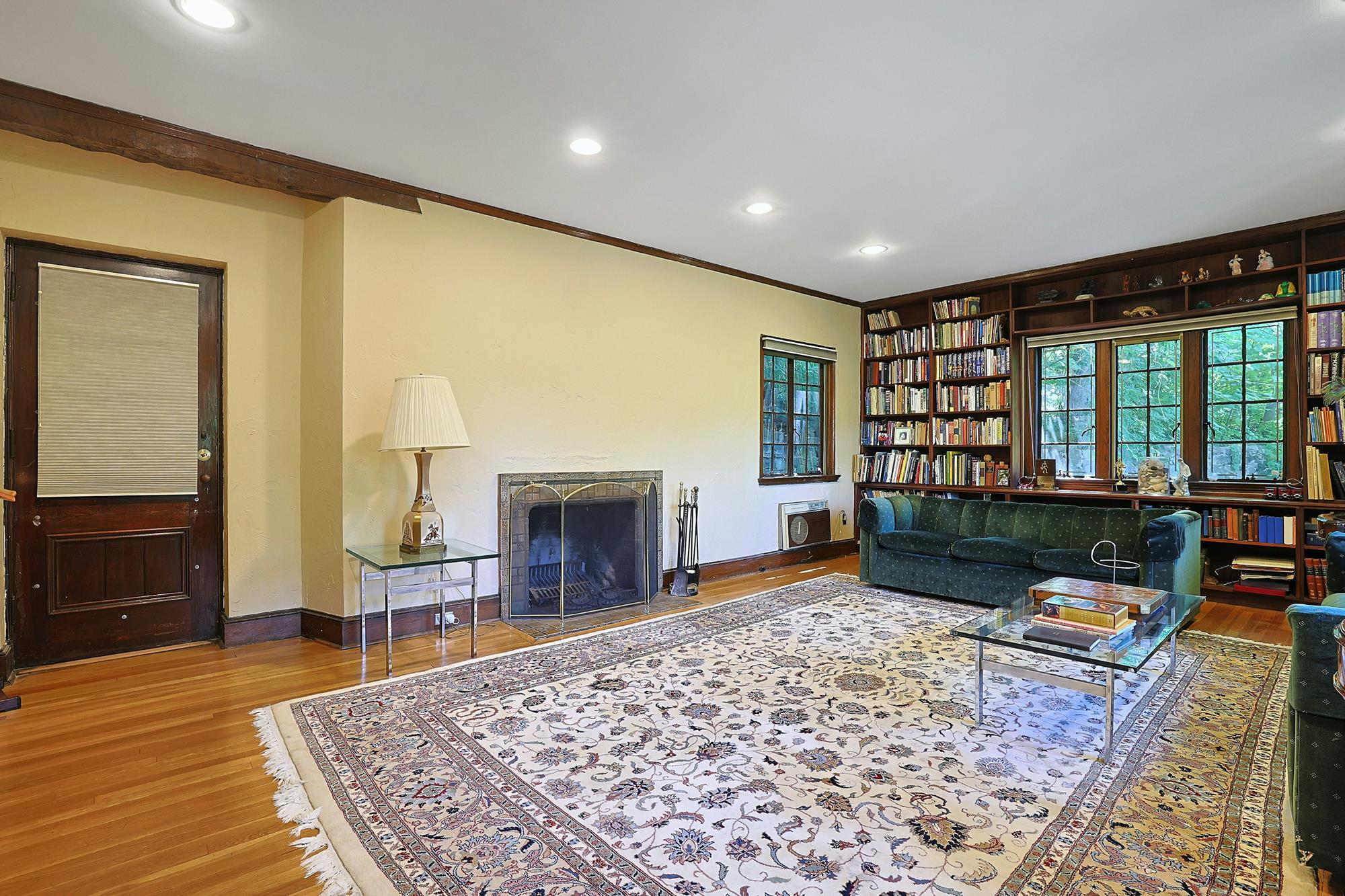 Classic & Spacious 5-Bd. Center-Hall Medieval Revival-Style House with Patio & Grassy Yard