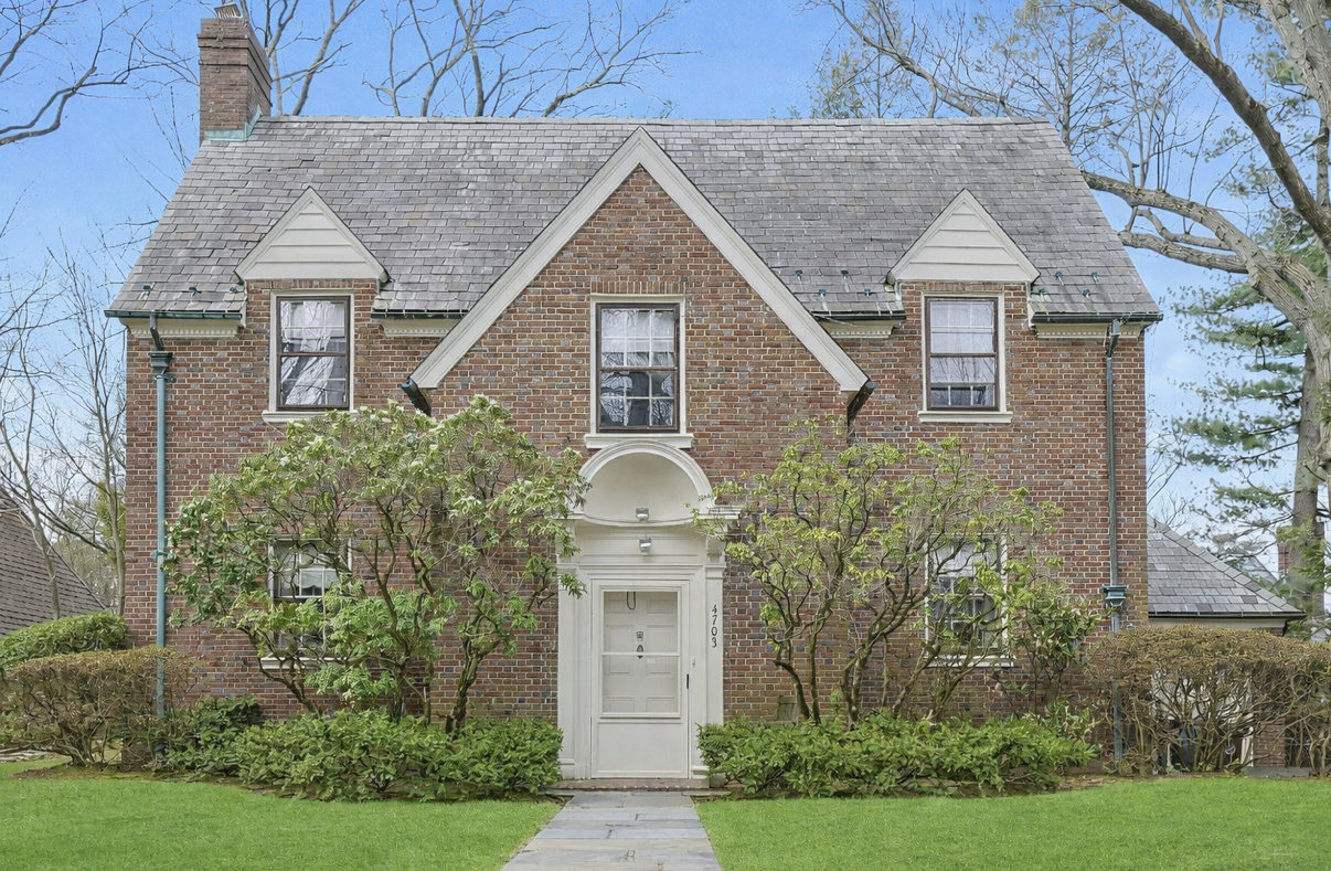 Classic & Spacious 4-Bd. Brick Center-Hall Colonial with Porch & Grassy Yards