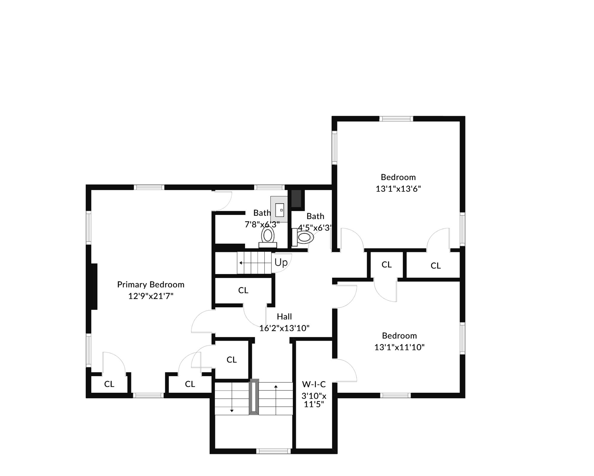 Classic & Spacious 4-Bd. Brick Center-Hall Colonial with Porch & Grassy Yards