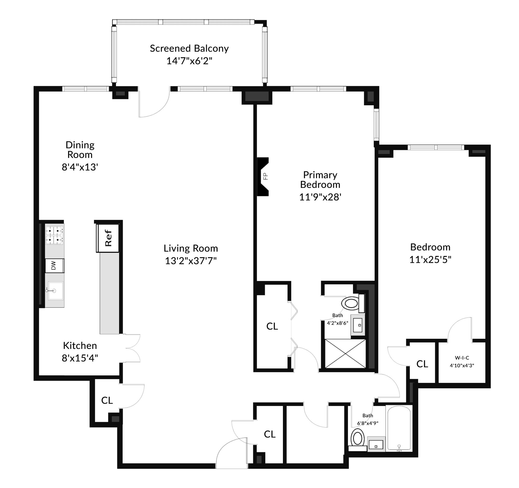 Spacious & Bright 2-Bd. (Convertible 3-Bd.), 2-Bath Co-op with Balcony & 24-hr. Doormen