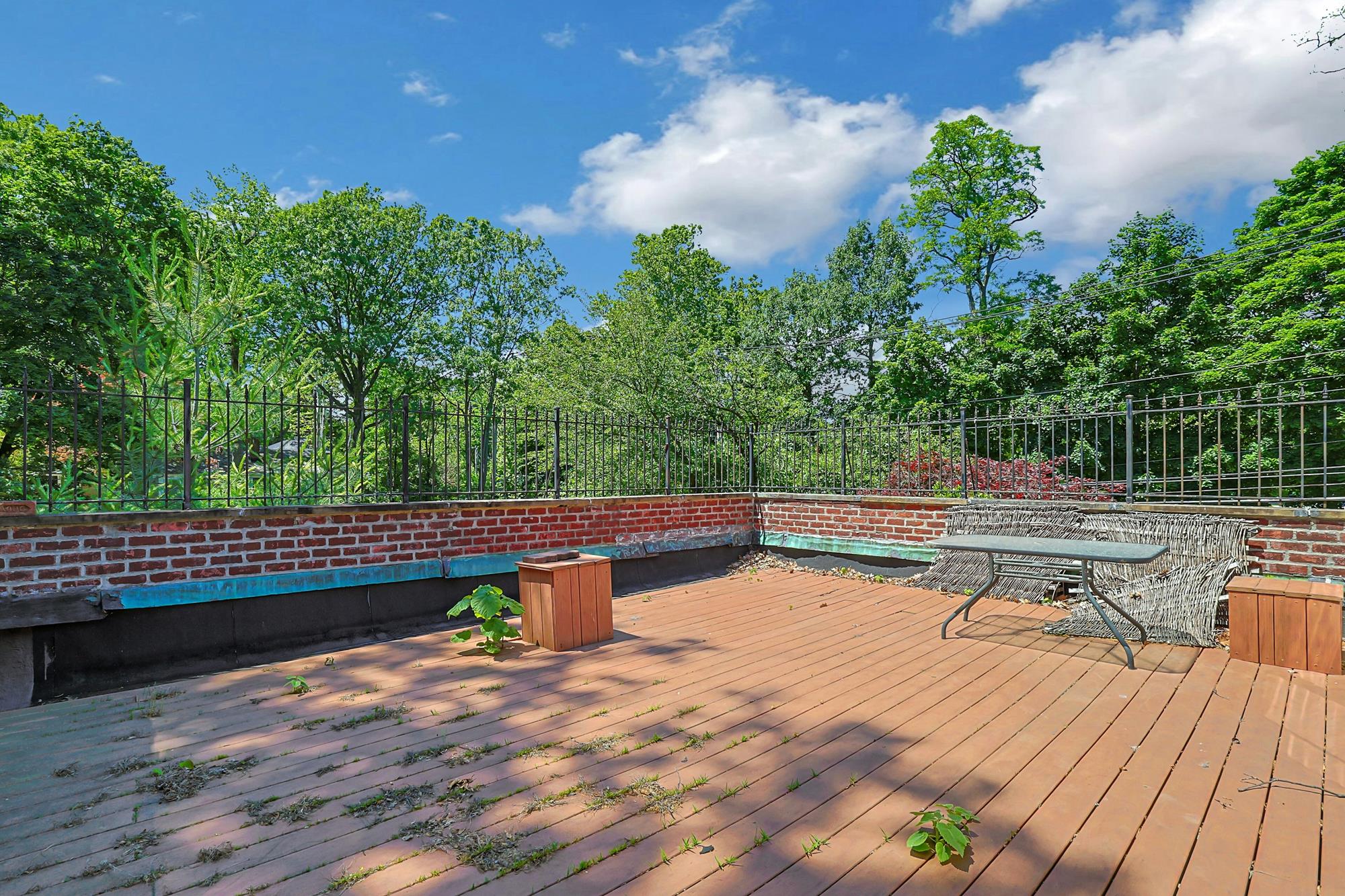 Spacious 4-Bd. Double Apartment with Glass Solarium & Large Private Roof Terrace + In-Unit Laundry Closet