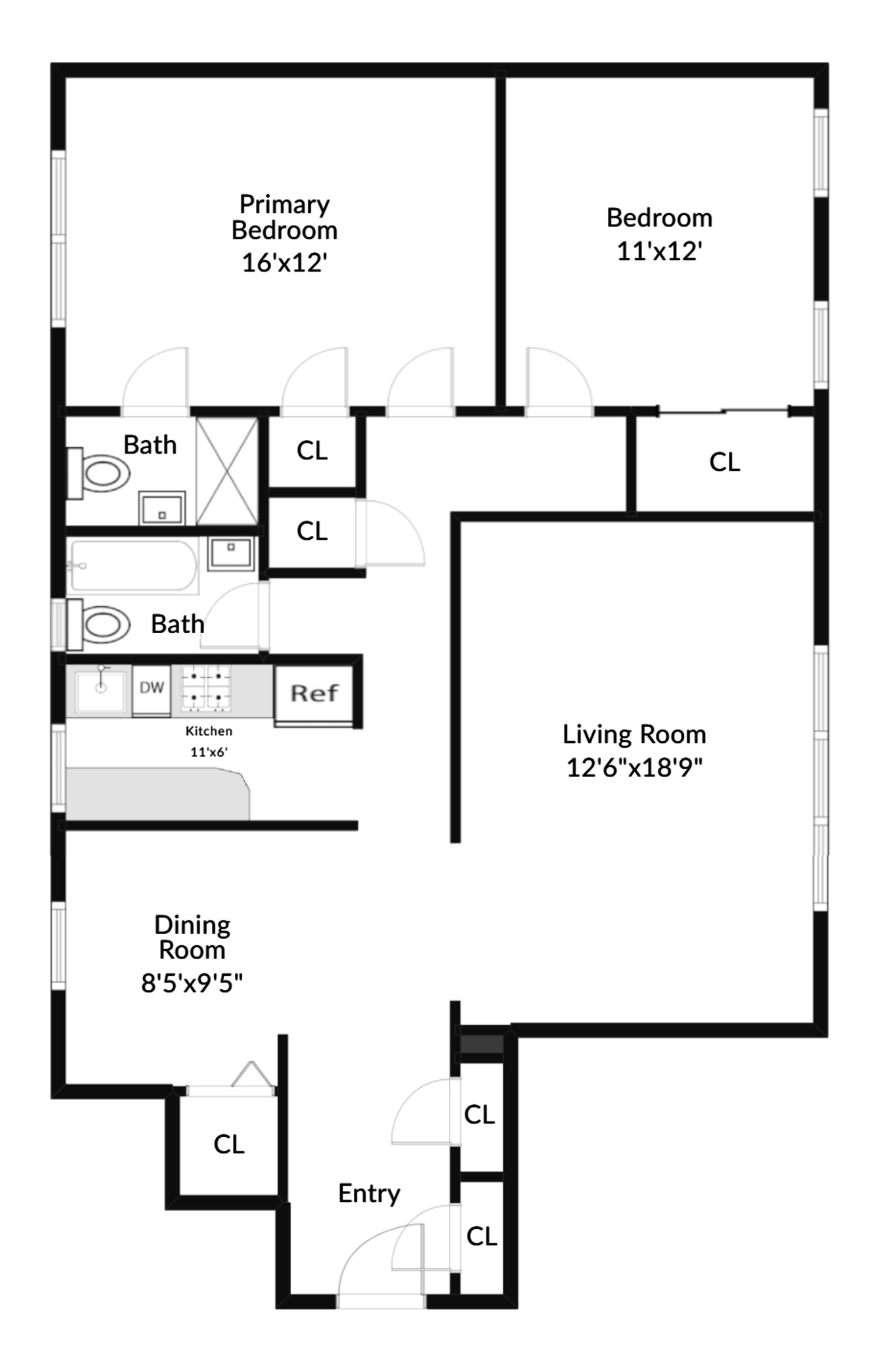Spacious & Updated 2-Bd. Prewar Co-op with Indoor Parking at Riverdale Park