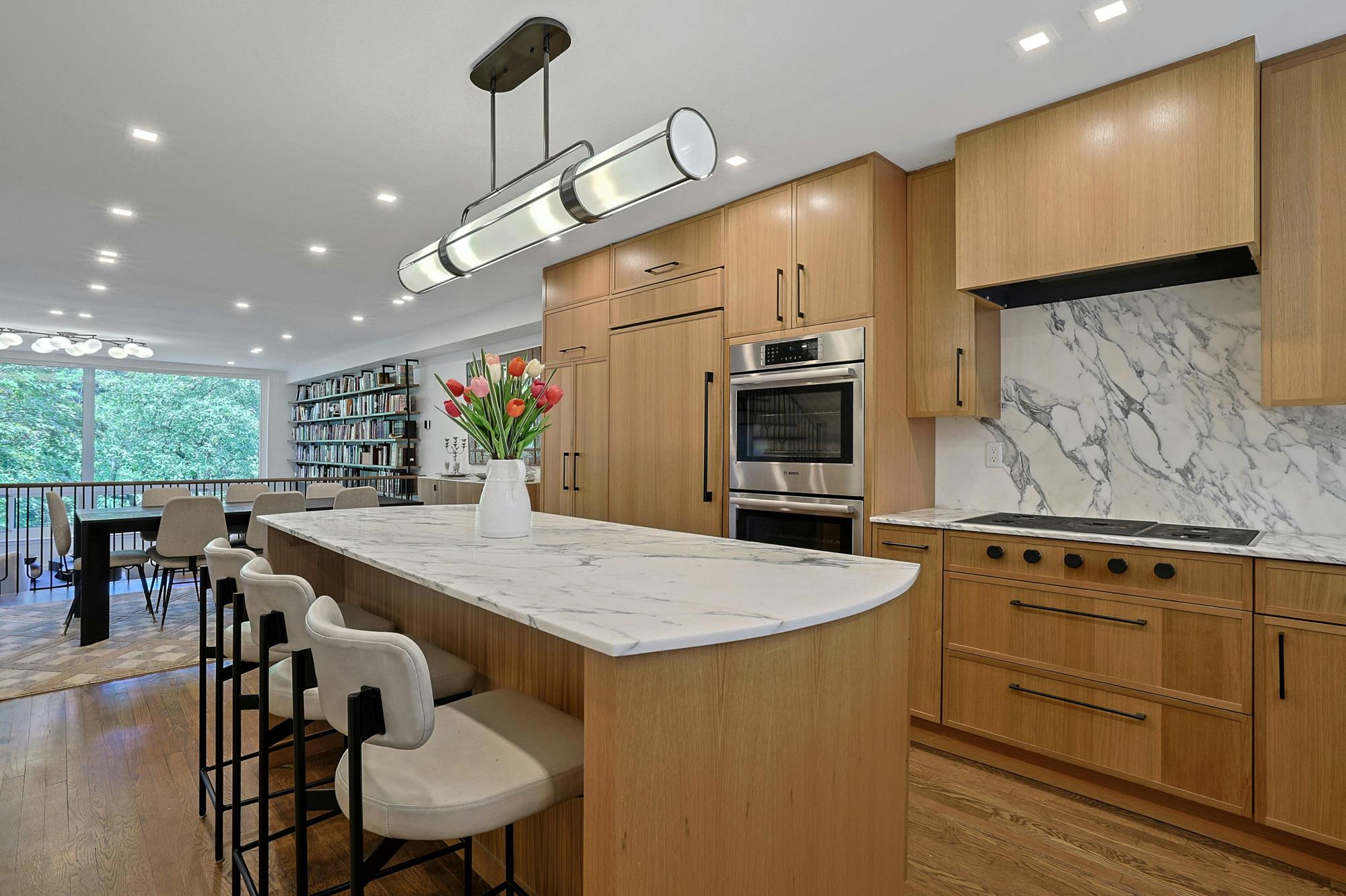 Spacious & Newly Renovated Triplex Townhouse with Luxe Condo Amenities, Seasonal Water Views, Deck, Garden & 2 Parking Spaces on Cul-de-Sac