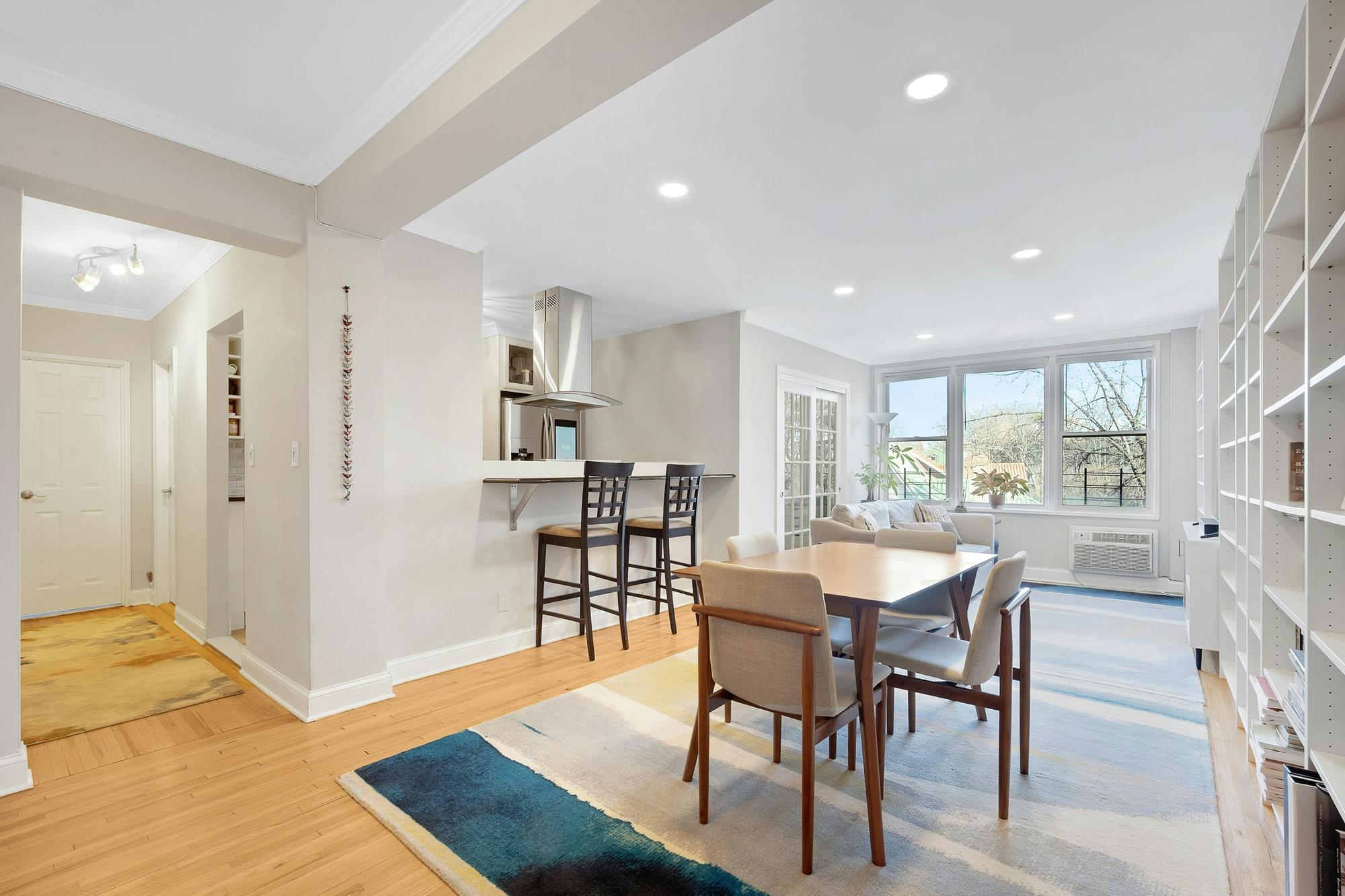 Mint Condition: Beautifully Renovated Junior-4 (Converted to 2-Bd.) Co-op with Doormen, Pool & Parking Availability