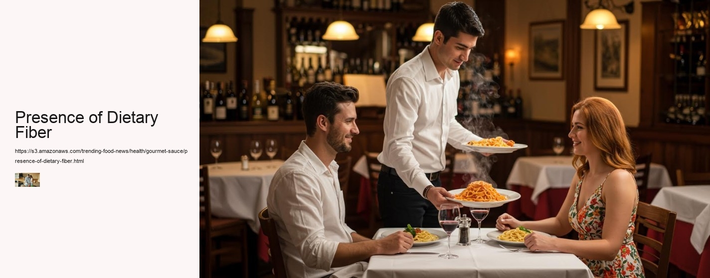 Presence of Dietary Fiber