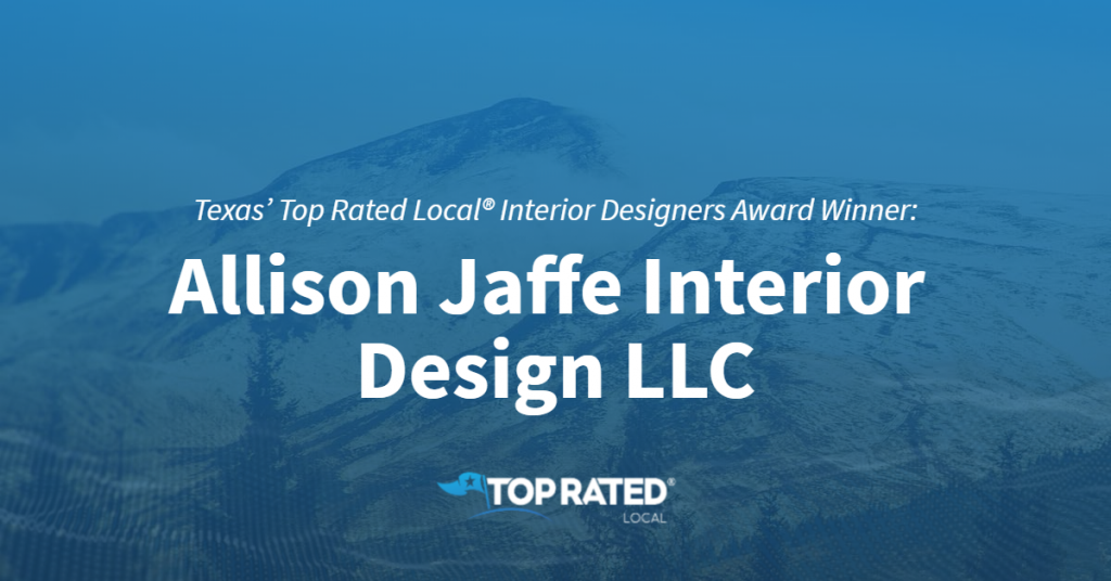 Texas Top Rated Local Interior Designers Award Winner