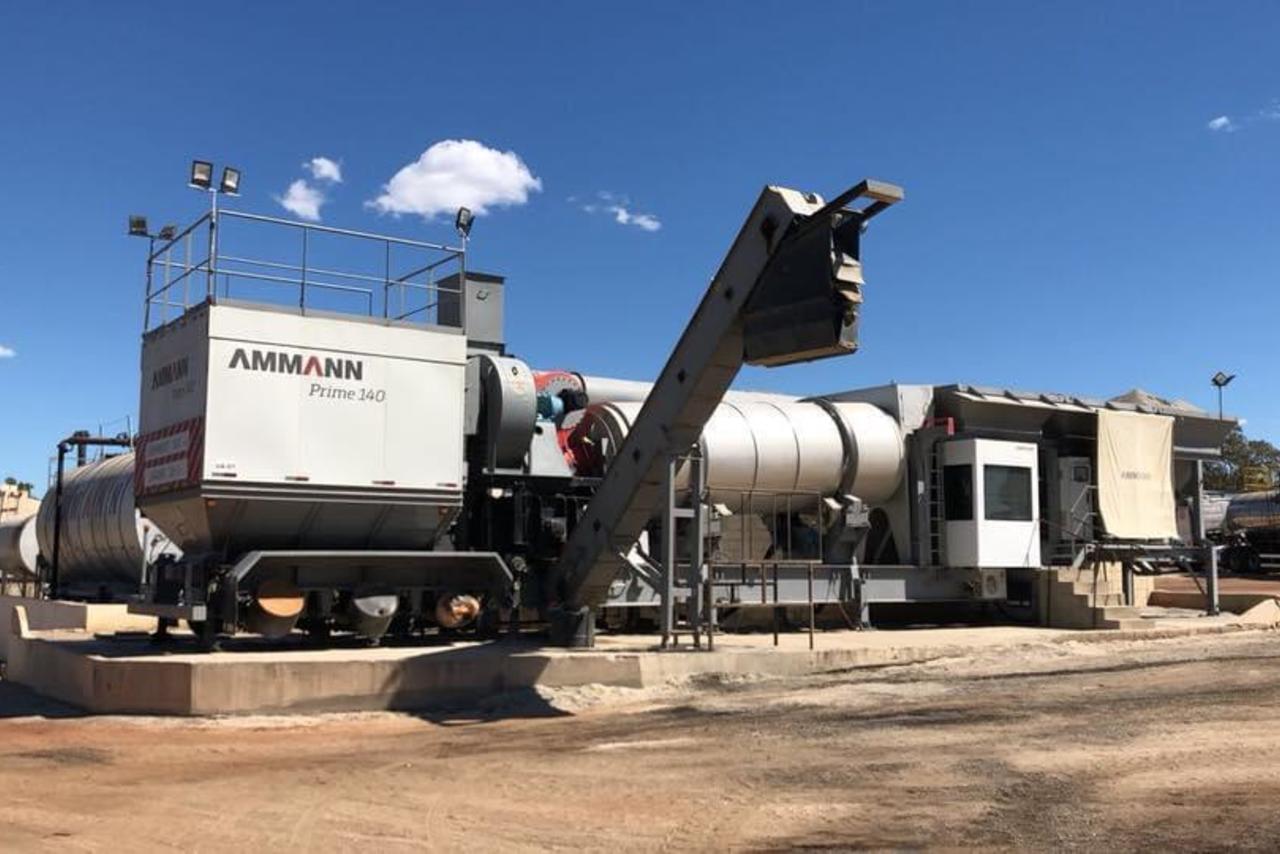Usina de Asfalto Ammann 140 Prime 15/15 - 5X Máquinas | Trucadao.com.br