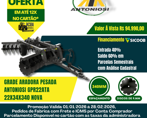 Antoniosi GPR 22x34x340  - 