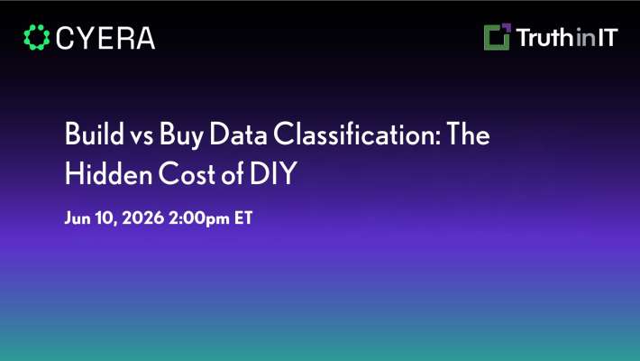 Assessing Data Classification: Weighing the True Costs of Building vs. Buying