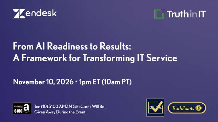 Zendesk: From AI Readiness to Results: A Framework for Transforming IT Service