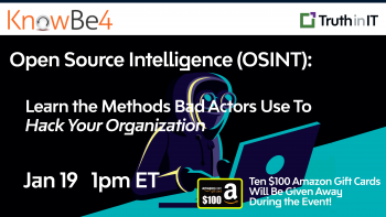 KnowBe4: Methods Bad Actors Use to Hack Networks