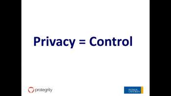 Dr. Ann Cavoukian on GDPR/Privacy by Design