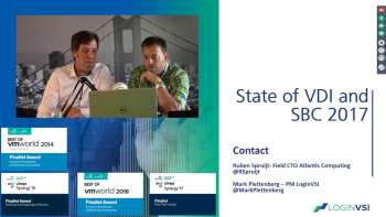 VDI Like a Pro - State of the VDI/SBC Survey Results