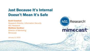 Just Because Its Internal Doesnt Mean Its Safe