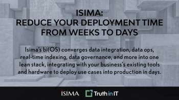 Isima: Reduce Your Deployment Time From Weeks to Days