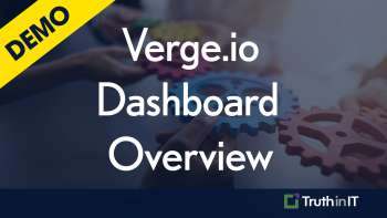 Verge io Dashboard Overview