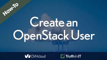 Create an OpenStack User on a OVHcloud Public Cloud Instance