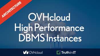 OVHcloud: High Performance DBMS Instances