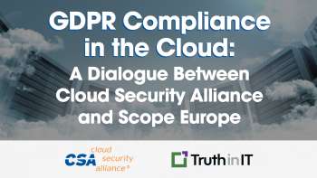GDPR Compliance in the Cloud: A Dialogue between Cloud Security Alliance and Scope Europe
