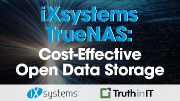 iXsystems TrueNAS: Cost-Effective Open Data Storage
