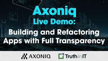 Axoniq Live Demo: Building and Refactoring Apps with Full Transparency