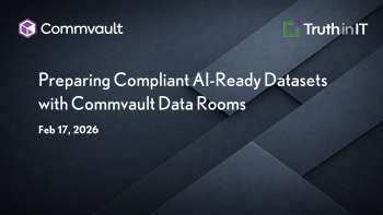 Preparing Compliant AI-Ready Datasets with Commvault Data Rooms