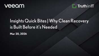 Why Clean Recovery Planning Happens Before the Crisis