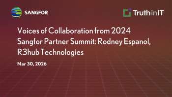 R3hub Technologies on 5-Year Partnership with Sangfor