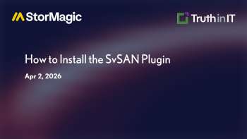 Installing the StorMagic SvSAN Plugin in vSphere