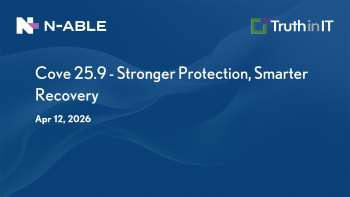 What's New in Cove Data Protection 25.9