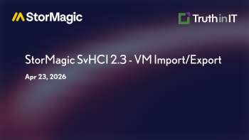 VM Import/Export in StorMagic SvHCI 2.3