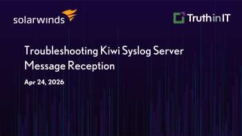 Troubleshooting Kiwi Syslog Server Message Reception