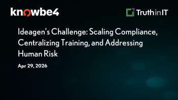 Ideagen's Human Risk Management Strategy with KnowBe4