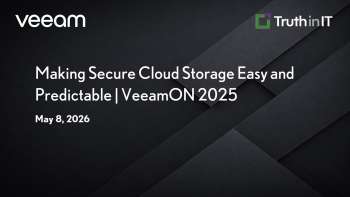 Veeam Data Cloud Vault: Secure Offsite Backup Storage