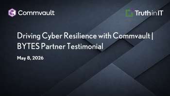 Cyber Resilience Partnership: Bytes & Commvault