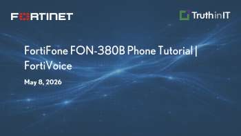 How to Use the FortiFone FON-380B IP Phone